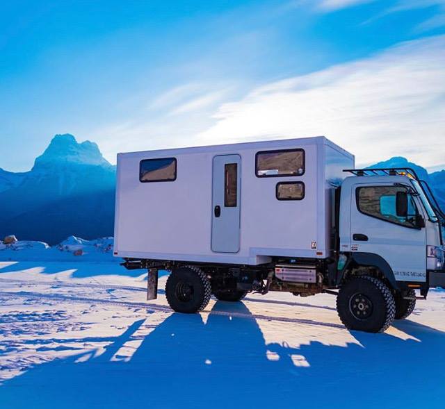 Fiberglass Material Motor Home Caravan