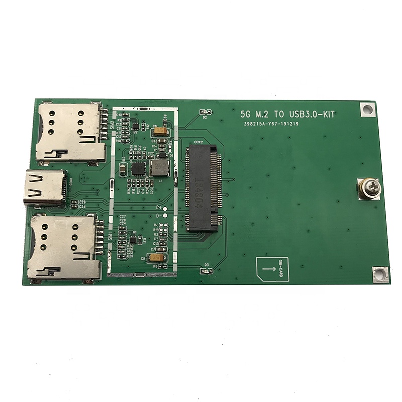 M.2 к USB 3,0 адаптер с двумя сим-карты слот M.2 кабель USB Type-C-для M.2 EM12-G EM20-G EM06-E EM06-A EM06-J EM7565 EM7455 EM7430