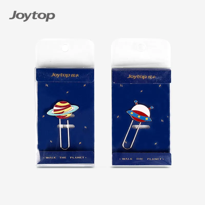 Joytop 5310 Custom Shape School Student Rose Gold Metal Astronaut Paper Clip