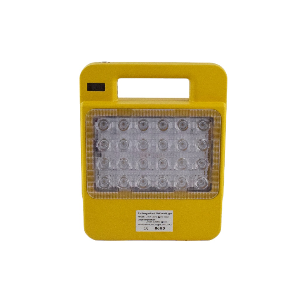 rechargeable portable solar Led Flood Light Outdoor IP65 waterproof solar emergency light working lamp power bank function