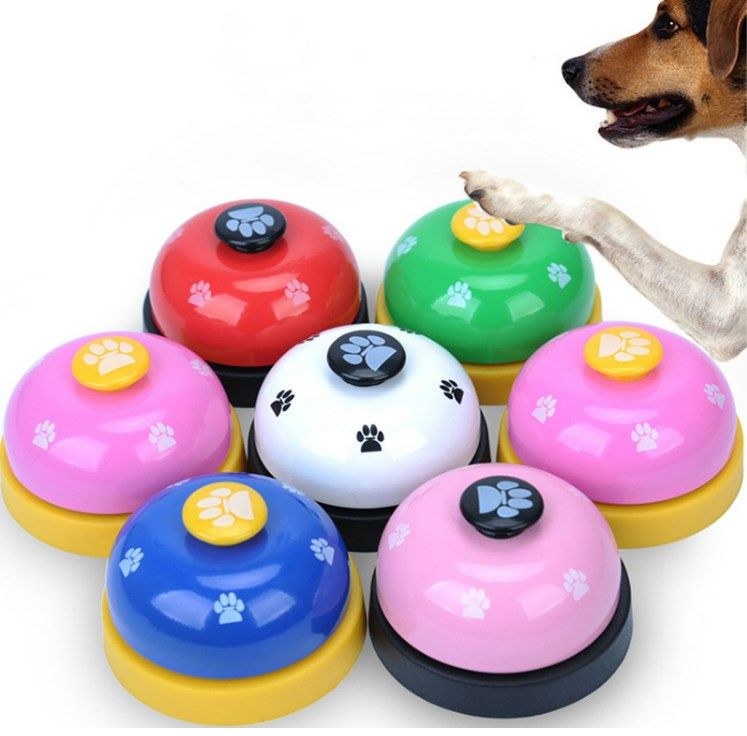 2021Hot selling pet bell Wholesale customized pet dog and cat training meal bell small dog claw bell