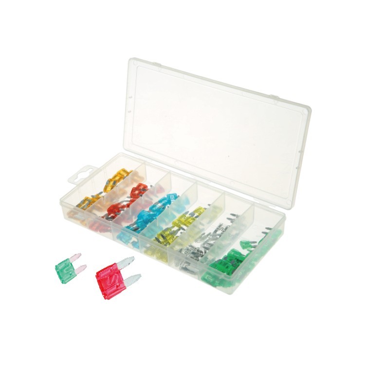 120PC Mini Blade Fuse Assortment Hot sales Auto Car Mini Fuse Kit