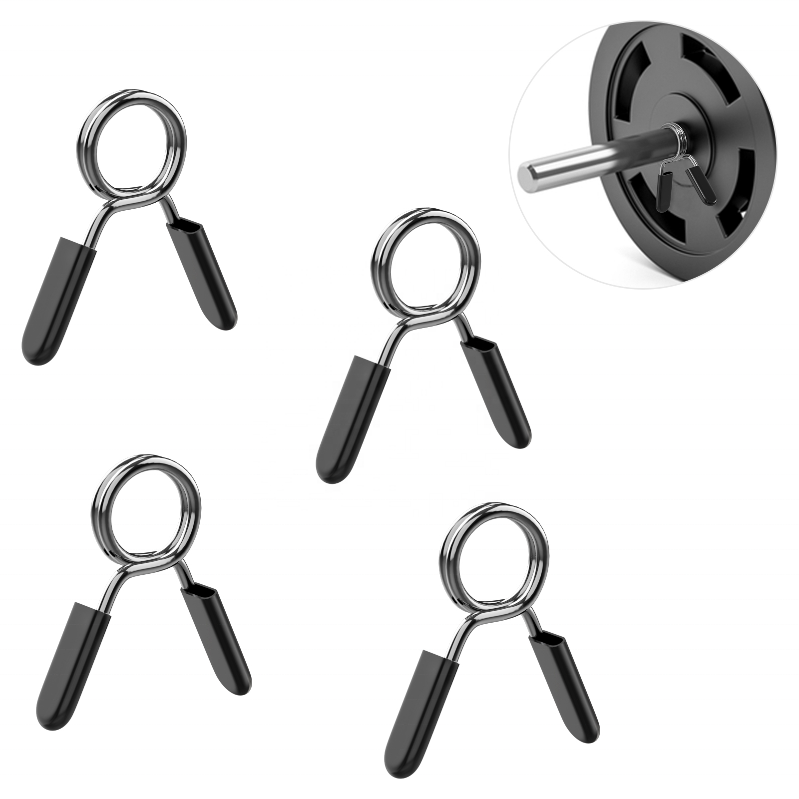 Wholesale Spring Clip Collars 30mm Durable Cast Iron Barbell Clamp