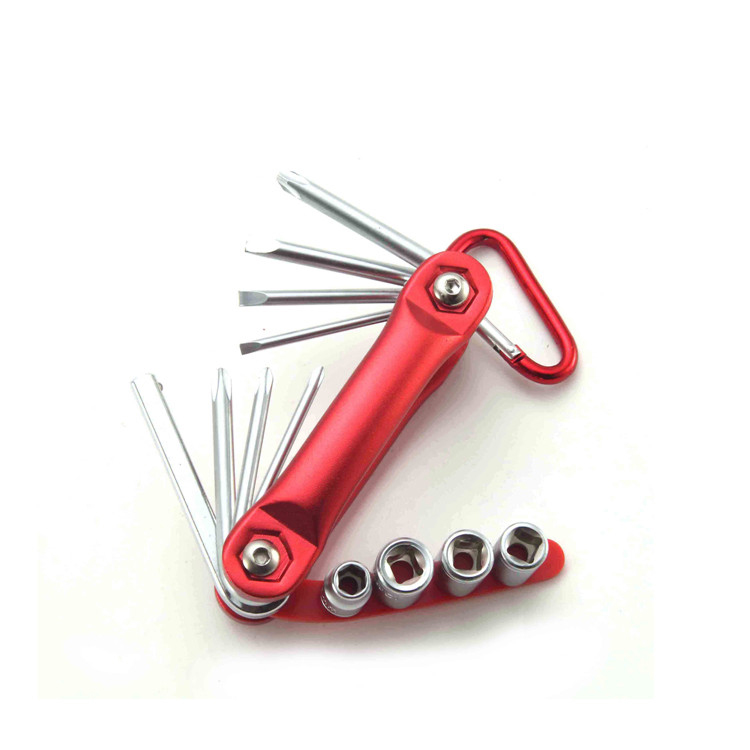 Customized Logo 12Pcs Folding Bicycle Repair Tool Set