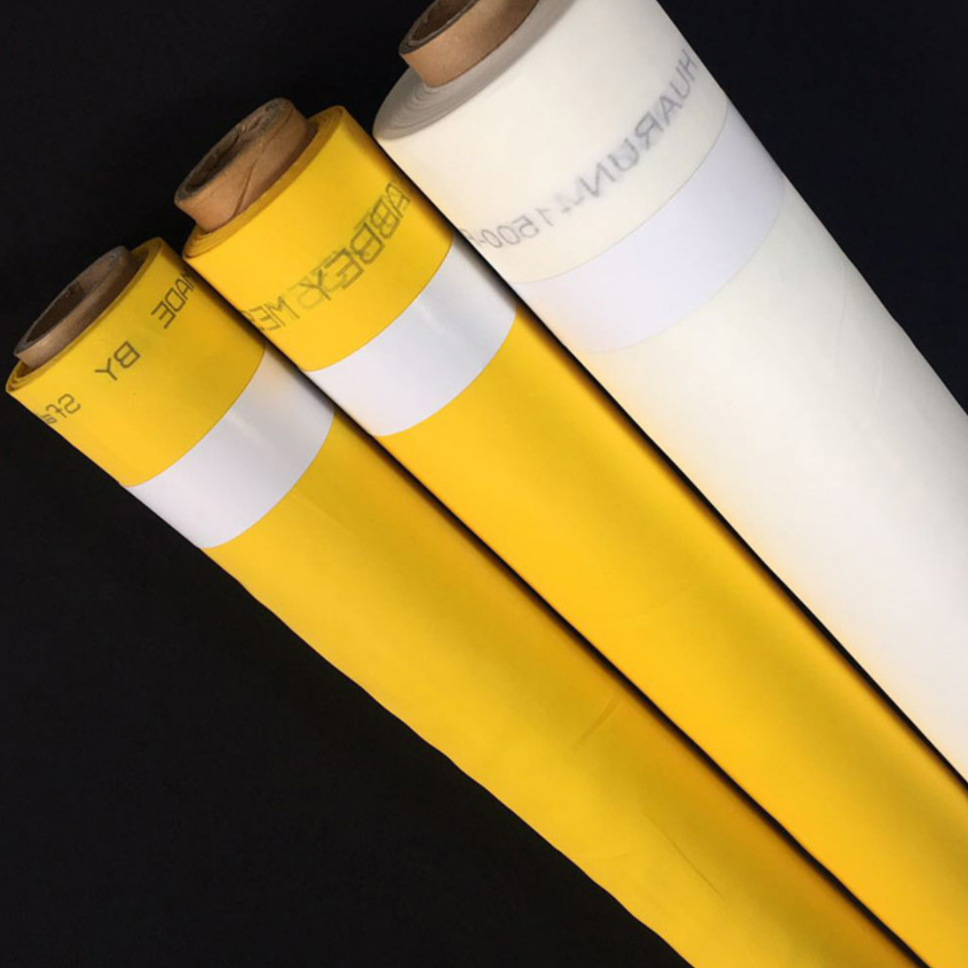 white yellow 80 100 110 180 195 200 250 300 mesh nylon polyester silk screen printing mesh for screen printing