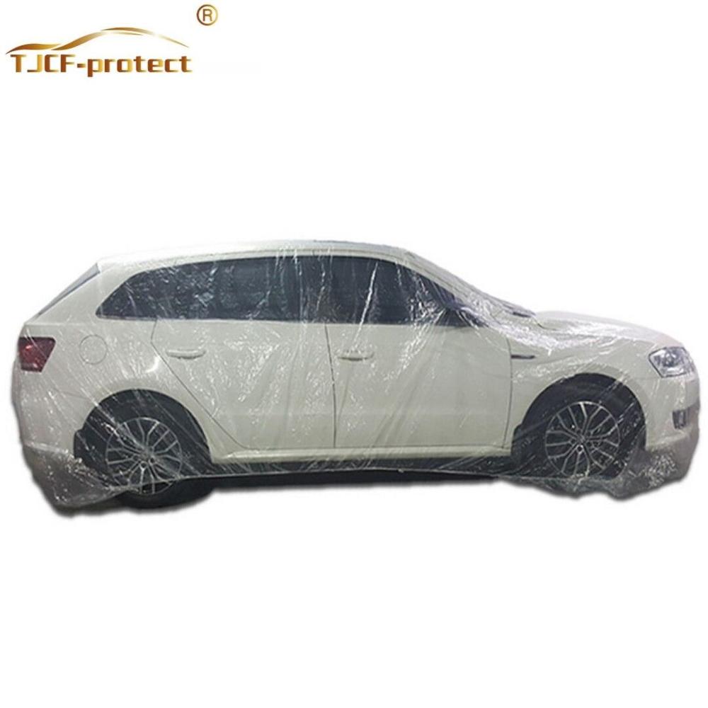 disposable all season clear wholesale transparent protection clear plastic car covers