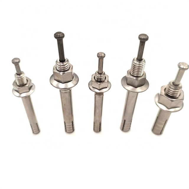 Heavy duty expansion hit anchor, hammer drive anchor bolt