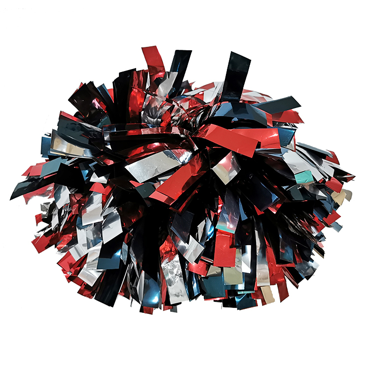 Durable Cheerleading Pom Poms Sets OEM Design Printed Dance Uniforms for Adults Sports Wholesale Plastic Cheerlead Baton Handle