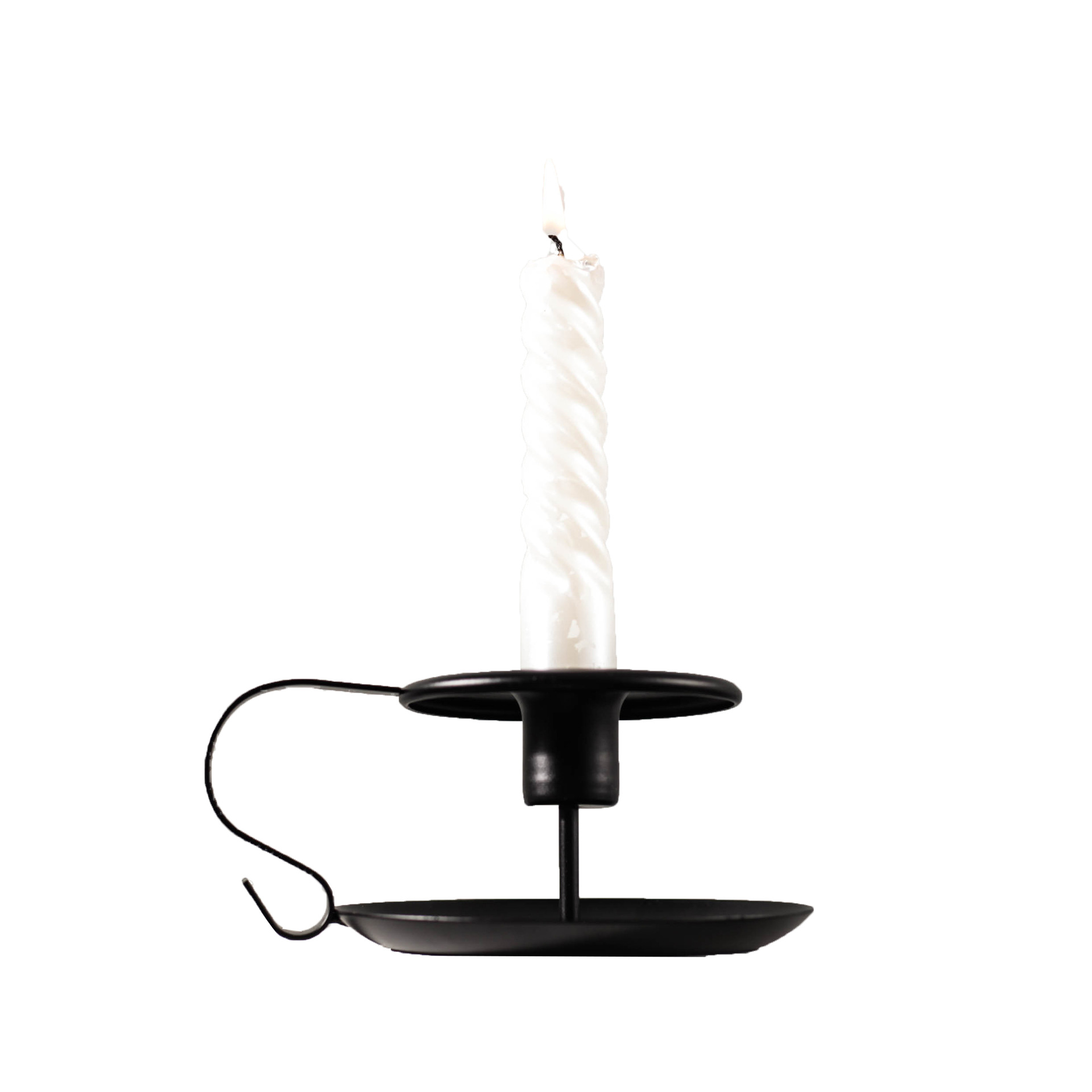 European style wrought iron paint retro hand-held teacup candle holder decoration candlelight dinner wedding metal creative