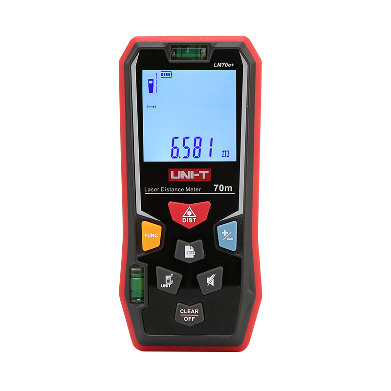 UNI-T LM70e + 229Ft 70 м/дюйм/фут/Ft + Подсветка ЖК-дисплея лазерные измерители расстояния с лазерным дальномером расстояние площади и объема