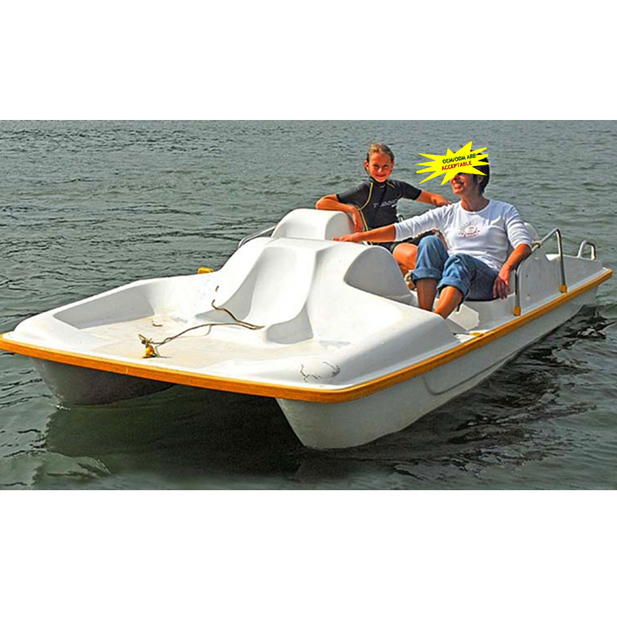 Amusement Park Peddle Fiberglass Water Lake Pedal Boats