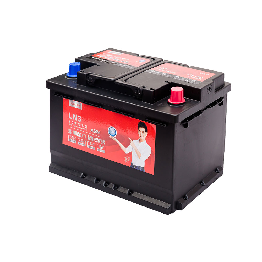 Новый аккумулятор LN3 6-QTF-70/12V70AH CCA720A для Volkswagen china, аккумулятор AGM