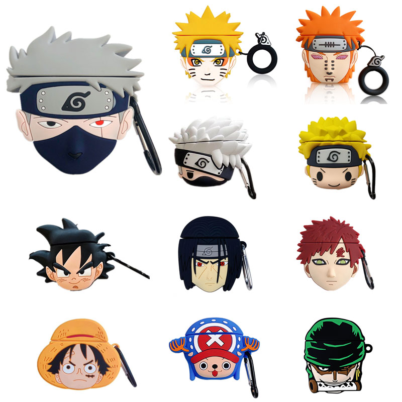 3D Милые Мультяшные персонажи Kakashi дизайнерский чехол для наушников Защитный чехол для Airpods Pro Чехол Для Air Pod 1 2 3