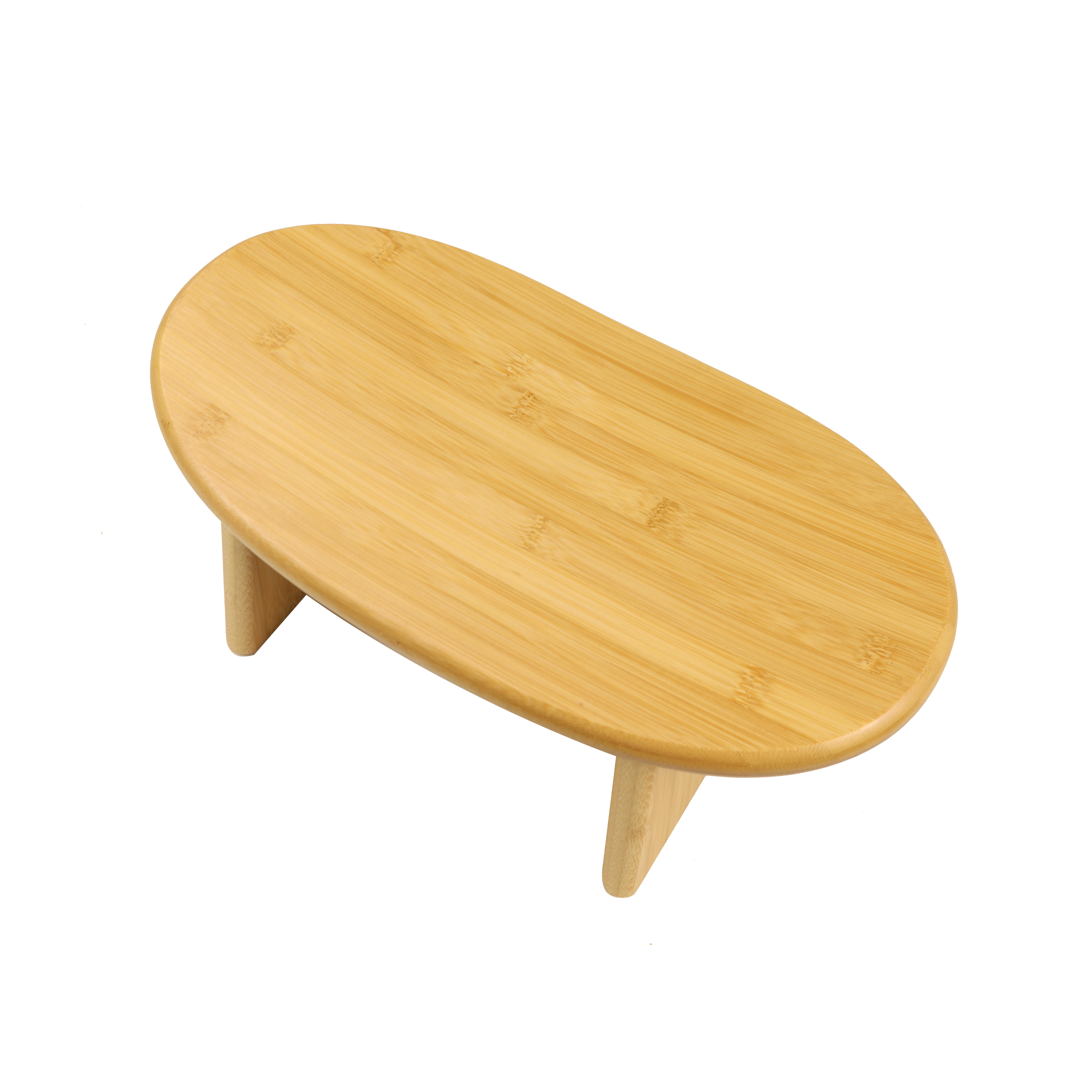 Mindful Modern natural Bamboo wooden Yoga Stool Bench for home ,outdoor