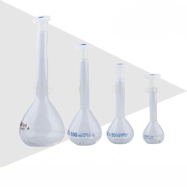 HDMED лабораторная стеклянная Кварцевая колба Erlenmeyer для прозрачной