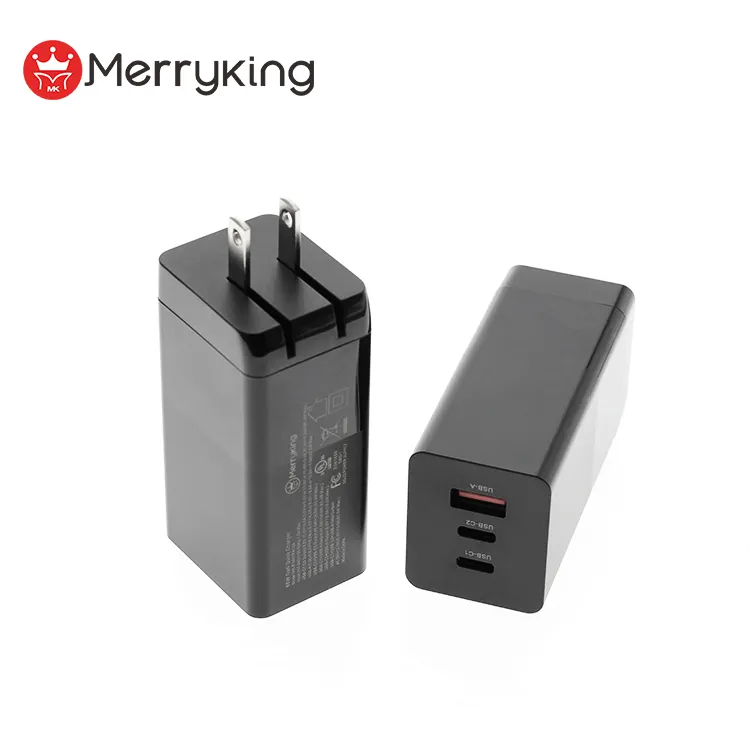 Small Size Lipstick Design 65W GaN PD QC3.0 Wall Charger For Laptop Mobile Phone Game Player