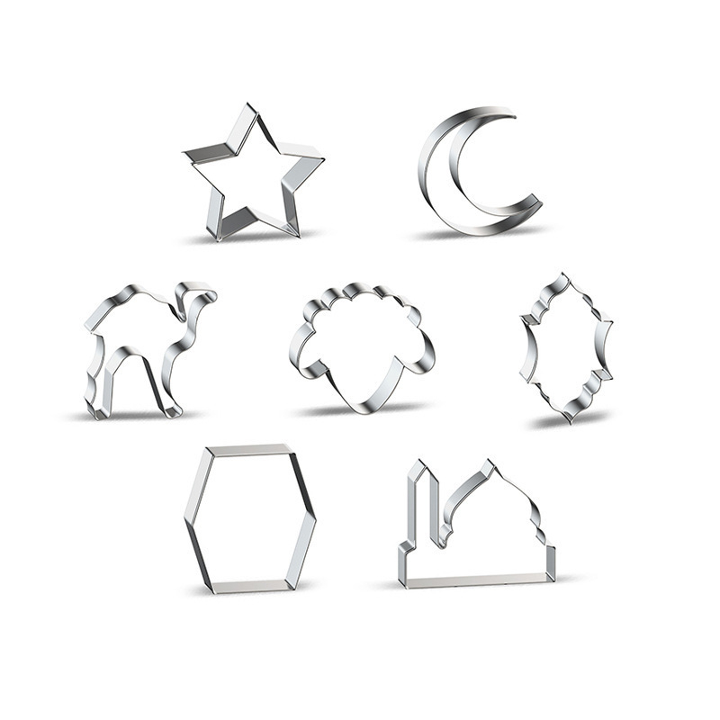 DIY Church Camel Moon Star Cookie Cutter Mold EID Mubarak Cookie Tools for Baking Delightful Cakes and Cookies