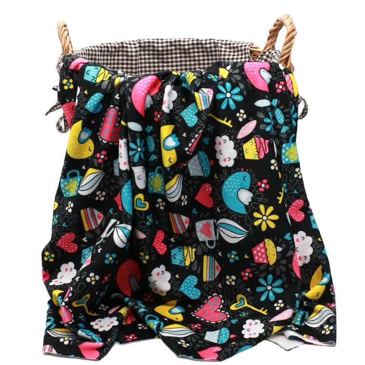 50mts MOQ без ограничений по цвету, индивидуальная цифровая печать Minky Fabric