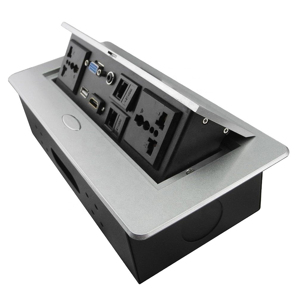 Настольные розетки питания с разъемом usb hdm vga