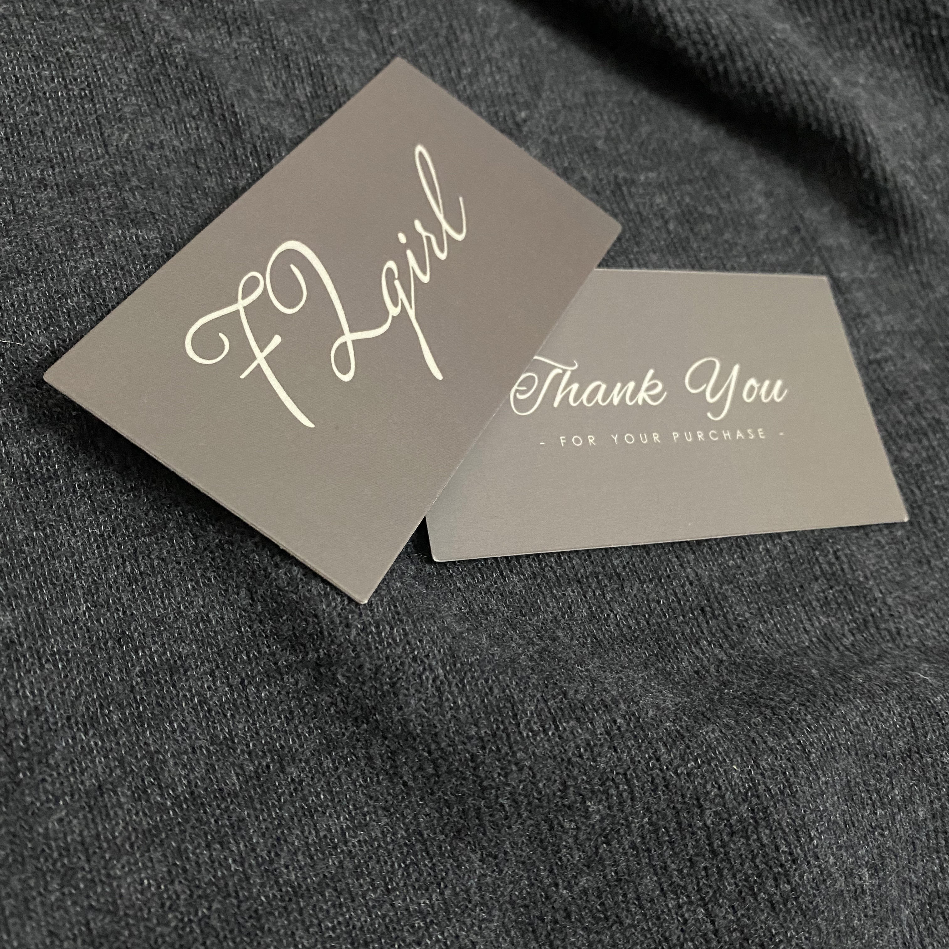 Открытка из белой бумаги на заказ, поздравительные открытки с надписью «Thank You»
