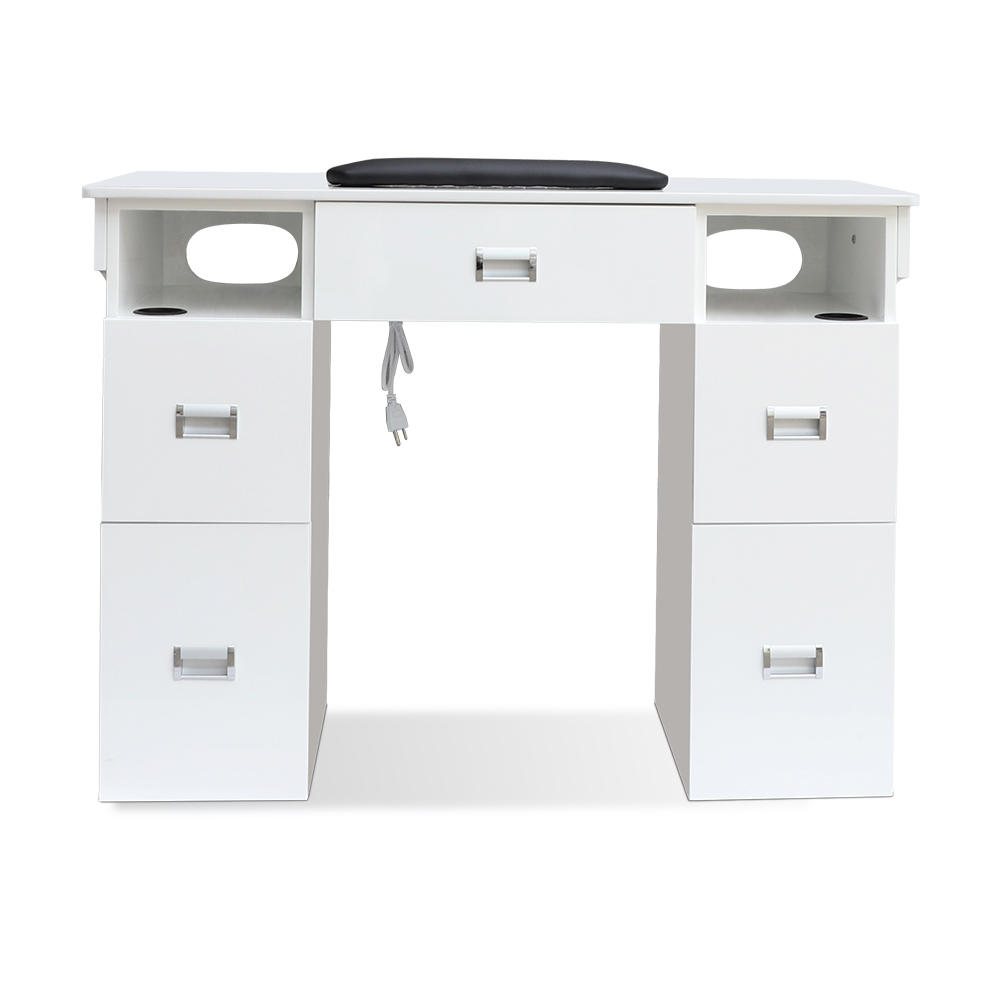 Hotsale high quality beautiful modern nail salon furniture durable nail table manicure table