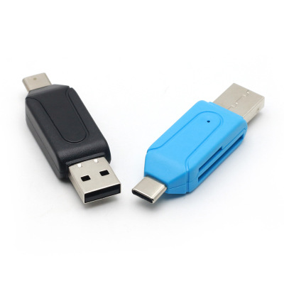 Лидер продаж 2020, 2 в 1 USB V8 TF SD фото-и видеопередача для Samsung Huawei, компьютера, планшета, usb otg кардридер