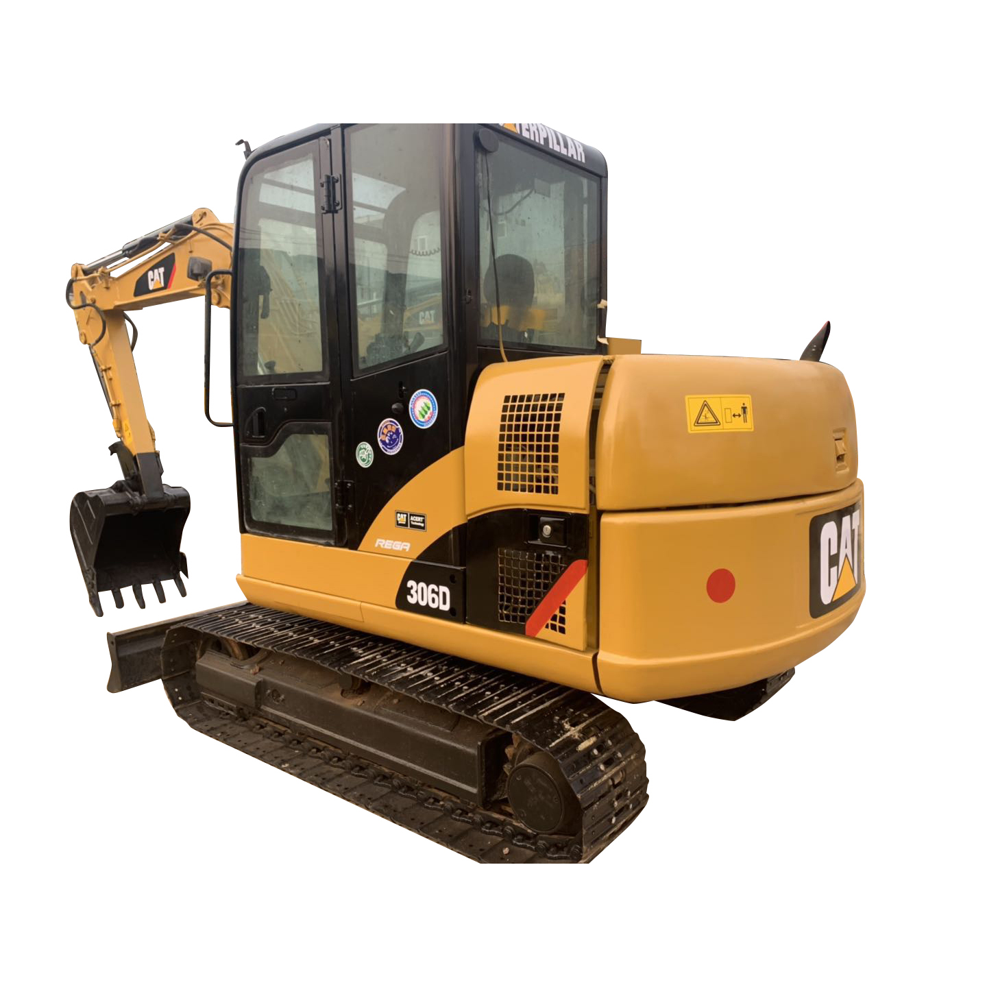 Маленький гусеничный гидравлический экскаватор Cat 6T, тип ковша 0,3 м3, Прямая продажа от производителя
