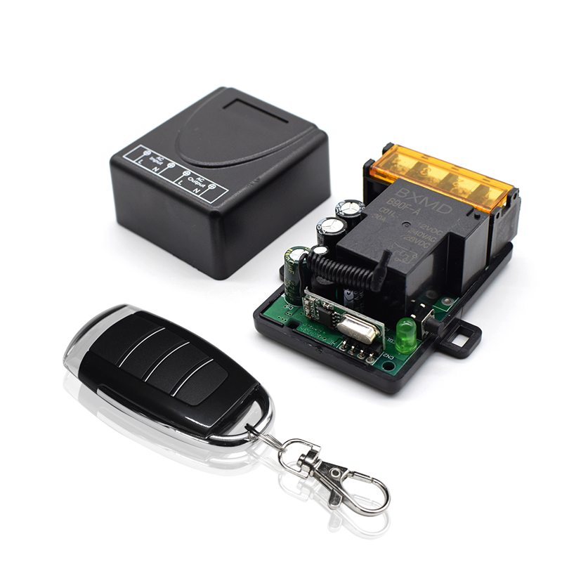 433Mhz Universal Wireless Remote Control Switch AC 85-250V 1CH Relay Radio Receiver Module And Remote Control Transmitters