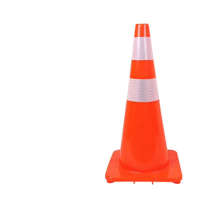 700mm Manufacture Top Sale Base Road Flexible PVC Safety Traffic Cone