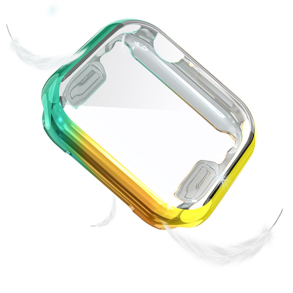 Защитный чехол для Apple Watch с разноцветным градиентным покрытием, чехол для iwatch