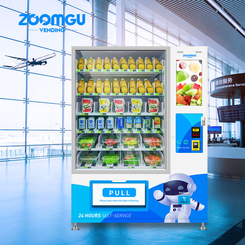 Zoomgu cb сертификат, денежная карта, монета, функция changsha, Охлажденный автоматический ленточный конвейер, торговый автомат для сэндвичей с подъемником