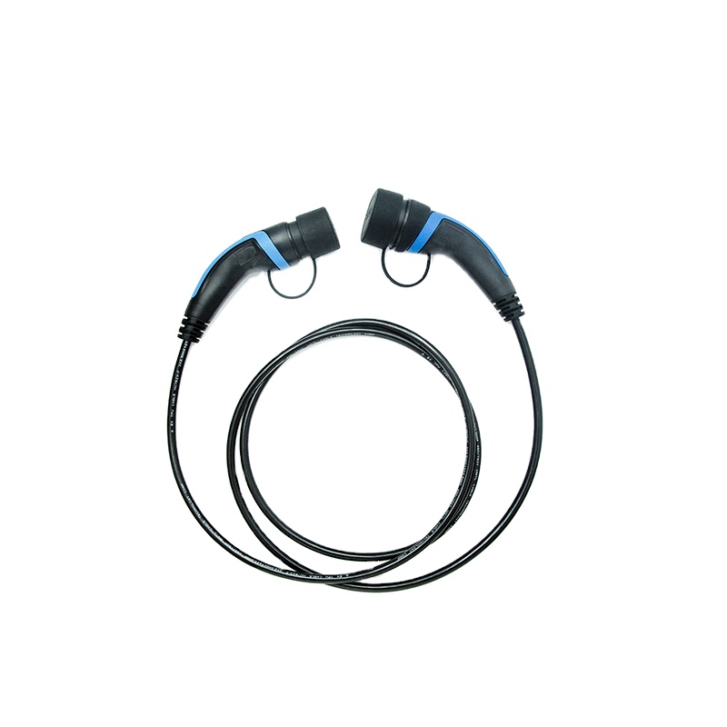 16A 250V Type2 to Type 2 Female Mode3 Cable EV Charging Male Plug for European cars connector EV IEC plug Manufacturer charging