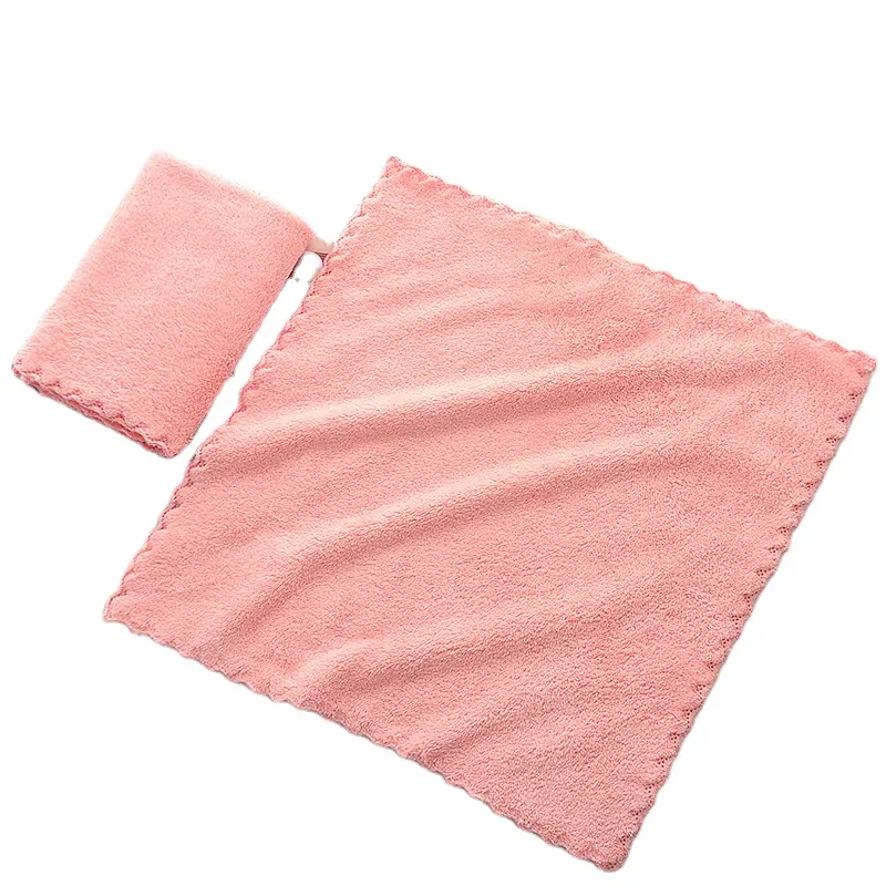 2022 spring wholesale flannel handkerchief microfibre facial napkin for hotel and home