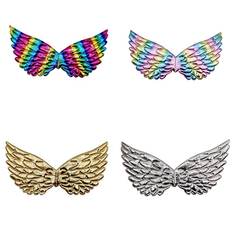 Rainbow angel wings Unicorn Birthday party Wing for Princess skirt dress costume accessories