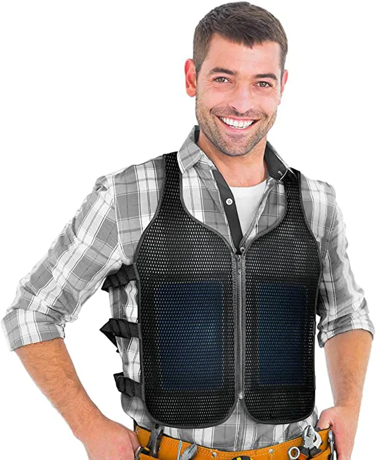 Frosty Mesh Body Ice Cooling Vest for Men and Women with Gel Ice Packs chaleco enfriador de hielo Summer Safety Ice Cooling Vest