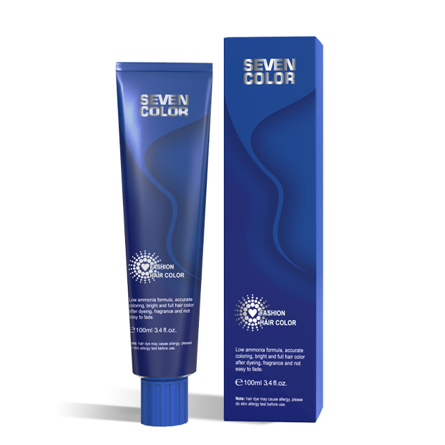 SEVEN COLOR Natural & no stimulation professional hair color cream rich colors hair dye