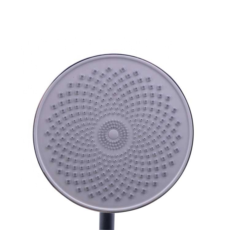 2021 High Quality Round Chrome and Gray High Pressure Luxury Waterfall Top Shower