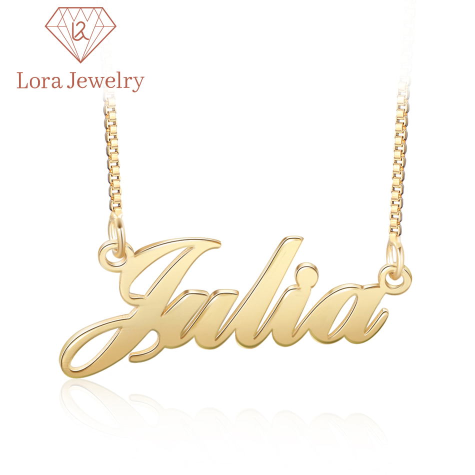 Vintage Style English Alphabet Letter BABYGIRL Stainless Steel Pendant Necklace Rose Gold Babygirl Necklace For Girl