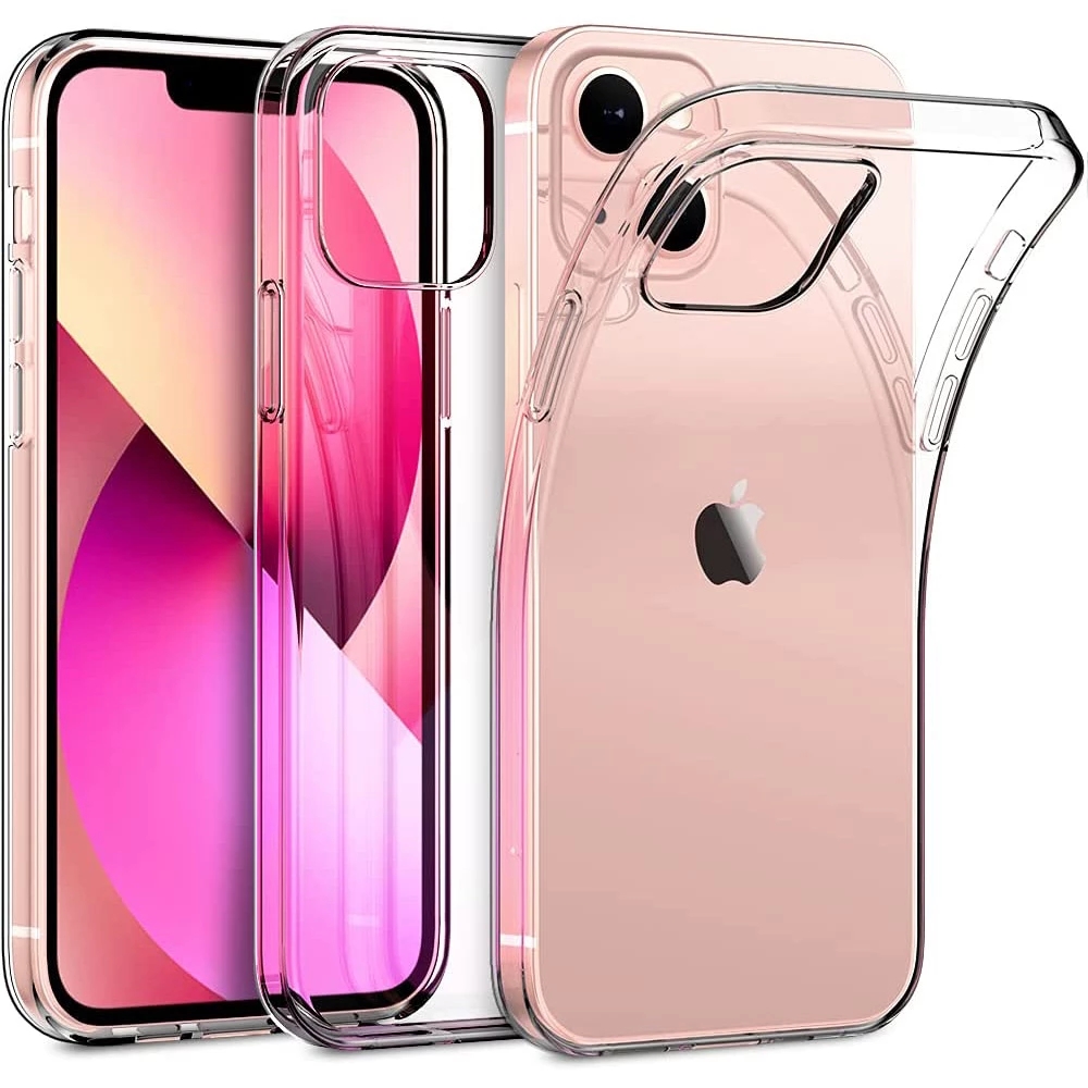 Ультратонкий силиконовый чехол для iPhone 13 12 Mini 14 Pro Max, прозрачный мягкий силиконовый чехол для iPhone 12 13 14 Pro Max, чехлы