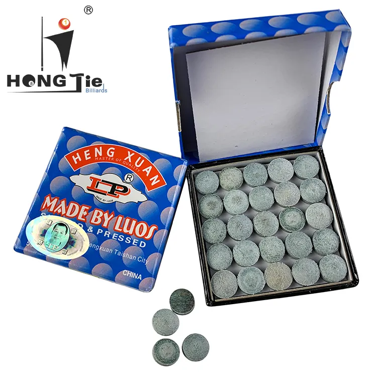 Hongjie Billiards LP brand cue tip 9mm B grade billiard cue tip billiard accessories