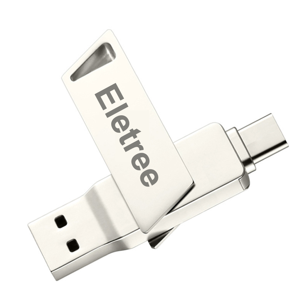 Eletree микро-3 в 1 цифровой водонепроницаемый 128 ГБ с поддержкой технологии OTG флеш-накопитель 3,0 usb флэш-накопитель совместим соединение со смартфоном