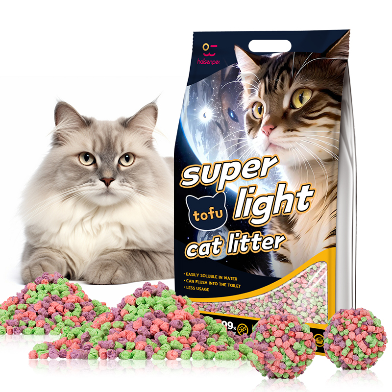 Cat Sand Easy Clean Perfect Arena De Gatos High Quality 6L Plant Tofu Cat Litter