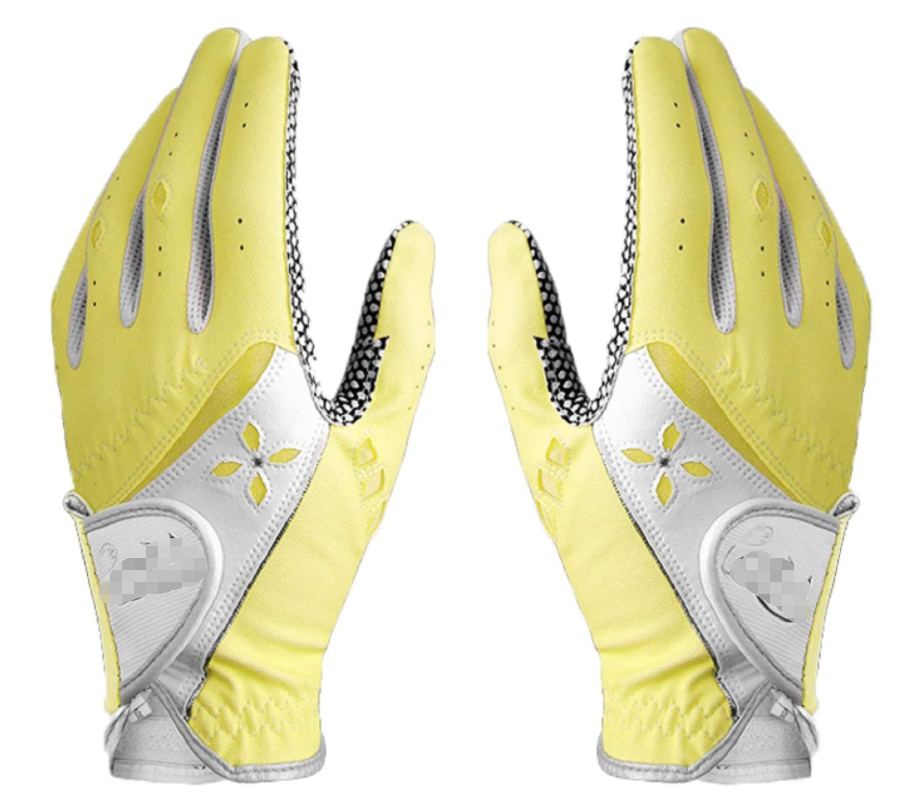 Ladies Compression Cool Comfortable Fit Synthetic Golf Glove Women's Golf Glove 2 Pack