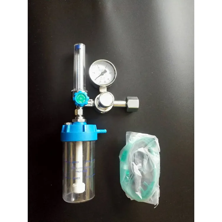Hospital Digital Medical Oxygen Regulator With Flowmeter Humidifier For Medical