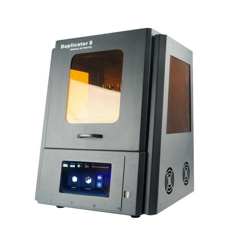 Новинка 2021, большие ювелирные изделия WANHAO из смолы D8, стоматологический 3D принтер, дешевый персональный настольный DLP LCD 3d принтер с смолой 500 мл