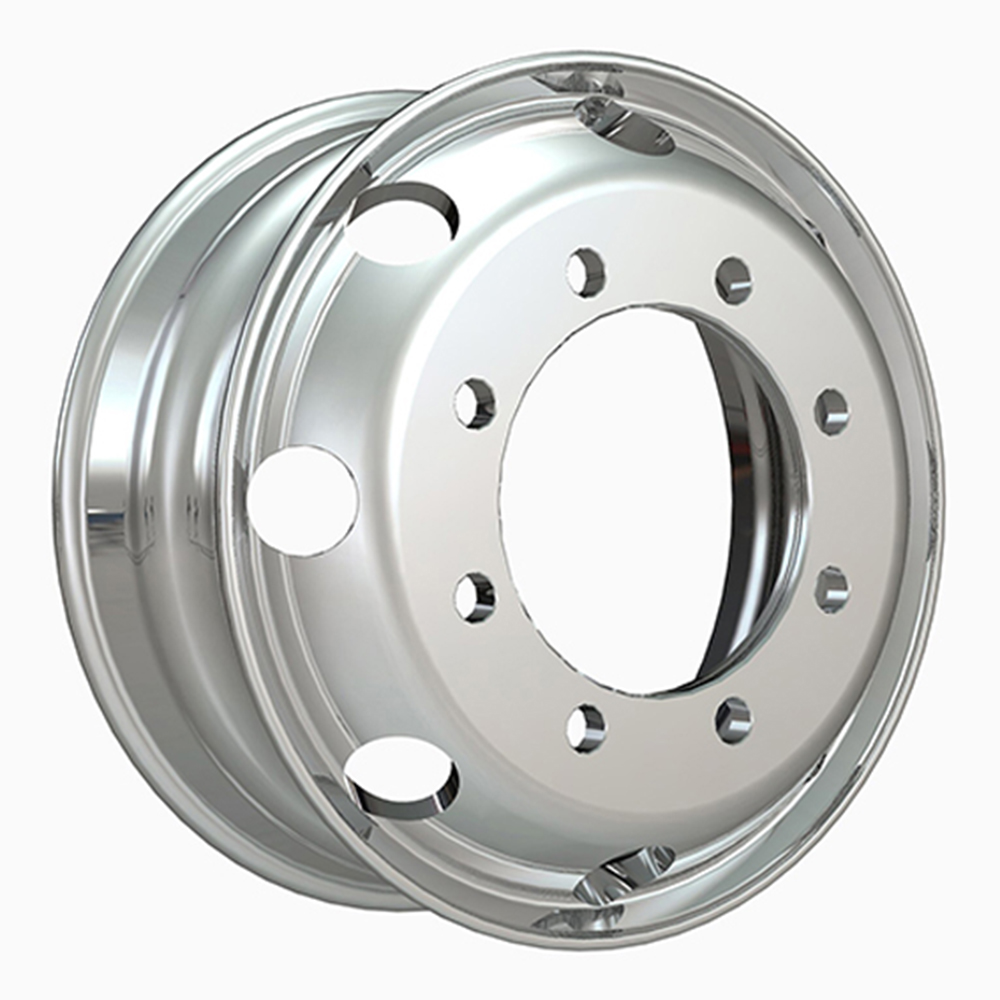 22,5x6,75 алюминиевое колесо для грузовика 10x275 center 221Hub Pilot полированное Кованое колесо для Freightliner International грузовик двойное колесо