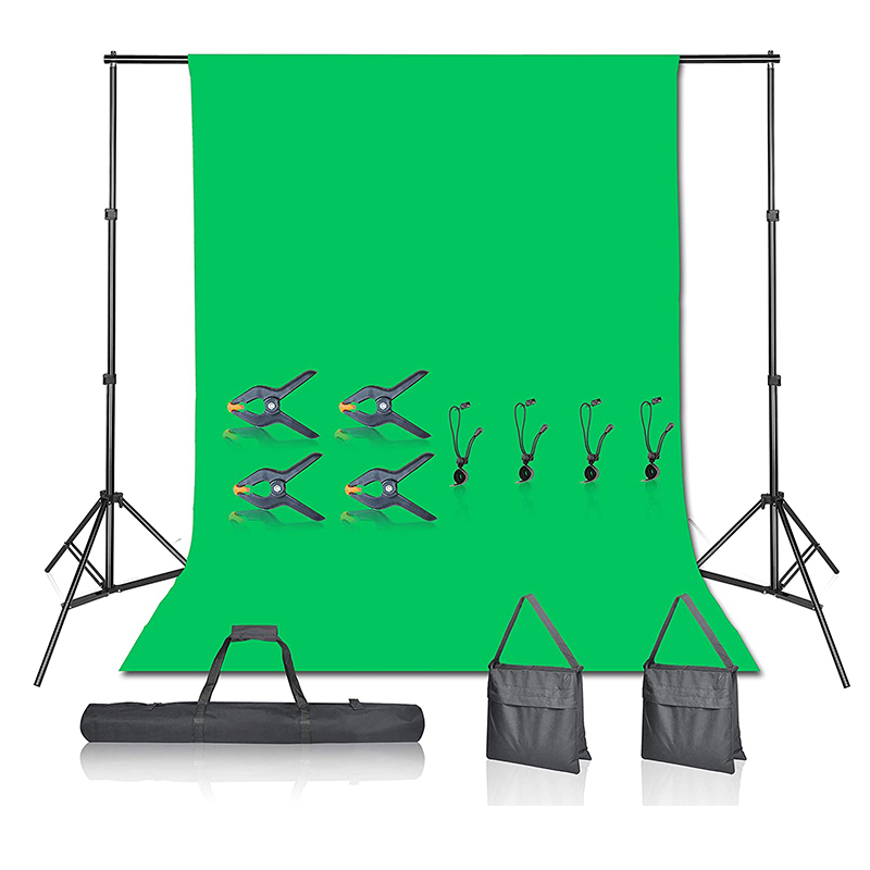 Custom Beiyang 9.8*3.3ft Collapsible Green Screen Roll Up For Studio Photo Video Television