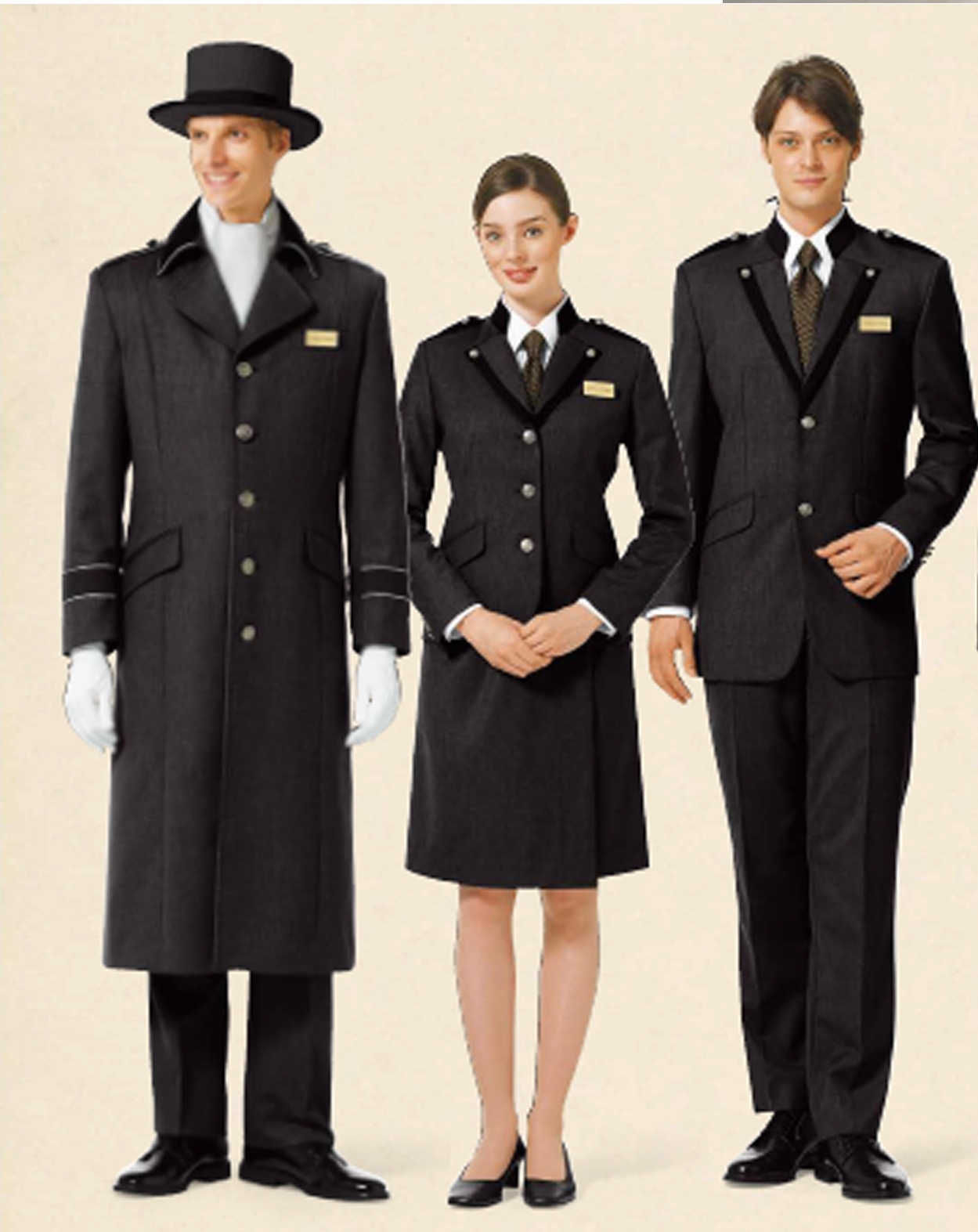 uniform recepting set for Hotel Staff Long-sleeved clothing