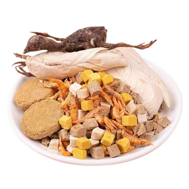 Cat Snack Freeze Dried Chicken Grains Pet Chicken Breast Quail Egg Yolk Small Fish Dried Baby Cat Cat Food Dog Food