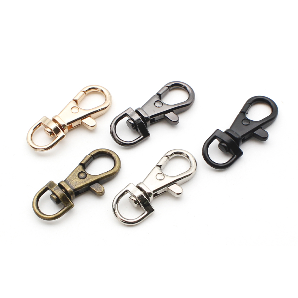 Bag Accessories Spring Metal Hooks Buckle Clip Swivel Snap Hook For Purse Chains